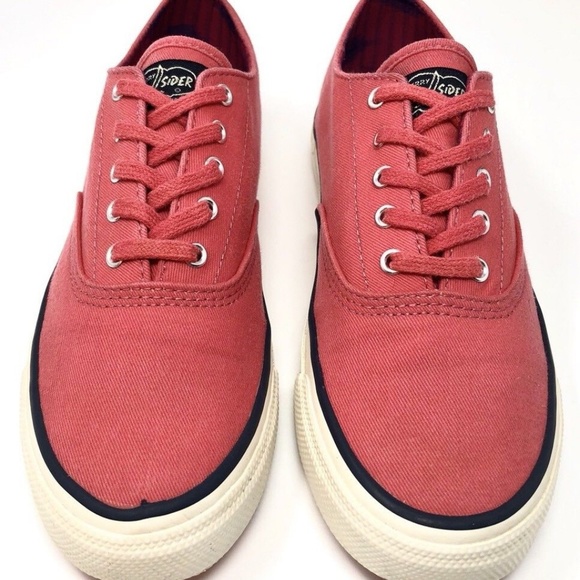 6M Sperry Top-Sider Neon Pink Canvas CVO Sneakers - Picture 2 of 8